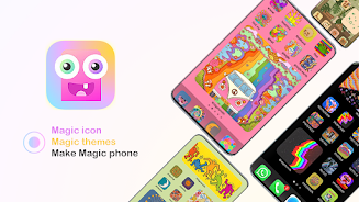 Magic icon changer-wallpaper Screenshot 1
