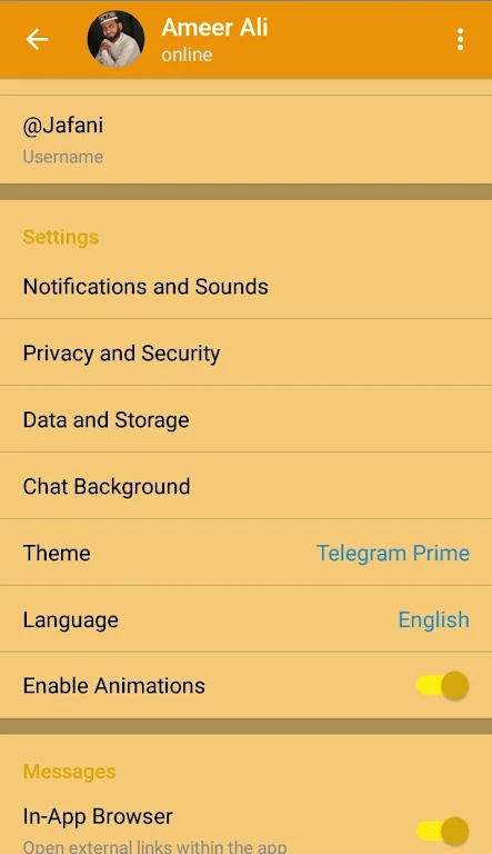 Telegram Prime Screenshot 1