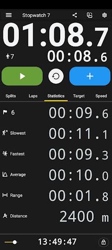 Talking stopwatch multi timer Screenshot 3