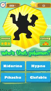 Game: Who's that pokemon? Screenshot 2