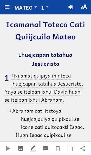 Náhuatl Huasteca Central Bible Screenshot 5