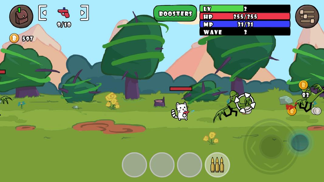 Cat Shooting War Screenshot 2