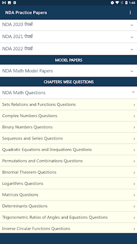 NDA Exam Practice Papers Screenshot 9