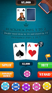 Blackjack 21: casino card game Screenshot 2