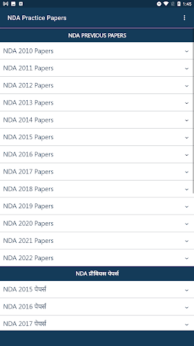 NDA Exam Practice Papers Screenshot 8