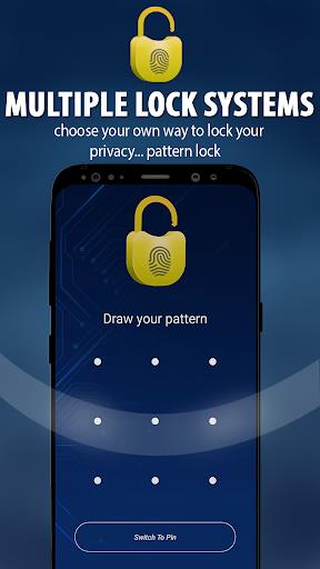 Fingerprint Lock ,Pattern lock,App Lock,Call lock Screenshot 2