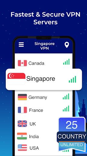 Singapore VPN - Free, Fast & Secure Screenshot 2