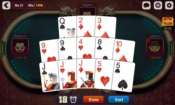 Four Of A Kind - Capsa Susun | Pusoy Chinese Poker Screenshot 3