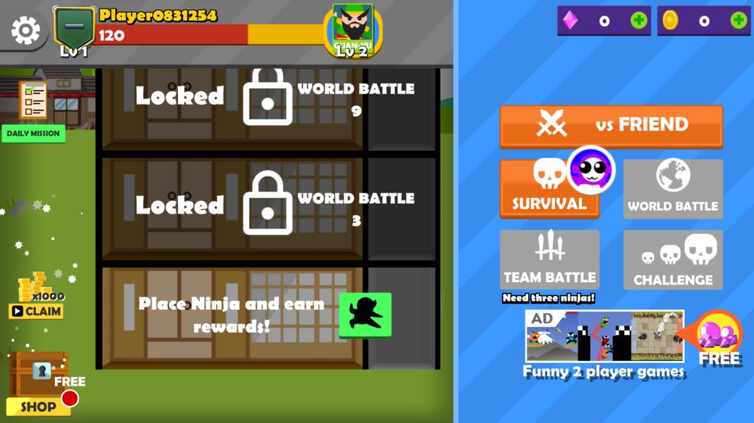 Ninja Battle Screenshot 1