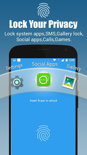 App lock - Real Fingerprint, P Screenshot 1