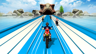 Superhero Tricky Bike Racing Screenshot 1