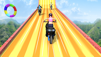 Superhero Tricky Bike Racing Screenshot 3