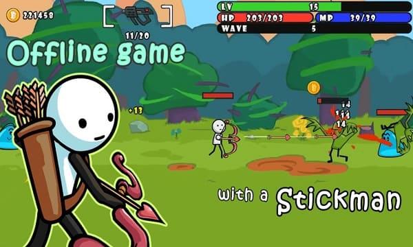 One Gun Stickman Mod Screenshot 2