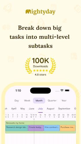 Mightyday - Calendar and tasks Screenshot 1