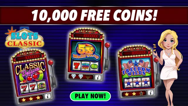 Slots Classic: Slots Free with Bonus Casinos New! Screenshot 1