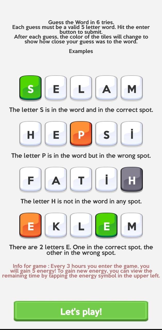 Worden TR - Word Puzzle Game Screenshot 3