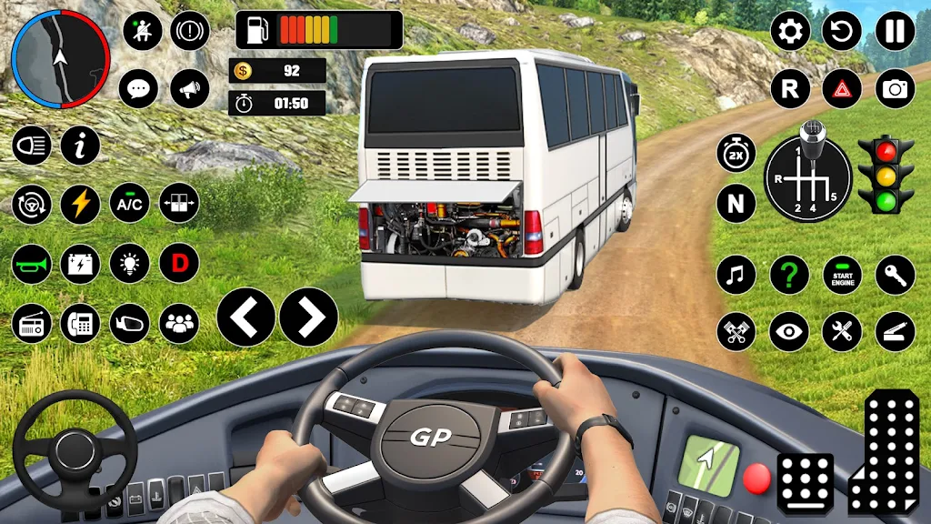 Offroad Bus Simulator Bus Game Screenshot 3