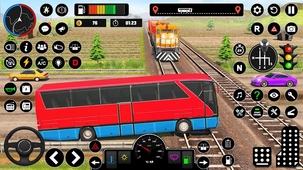 Offroad Bus Simulator Bus Game Screenshot 5
