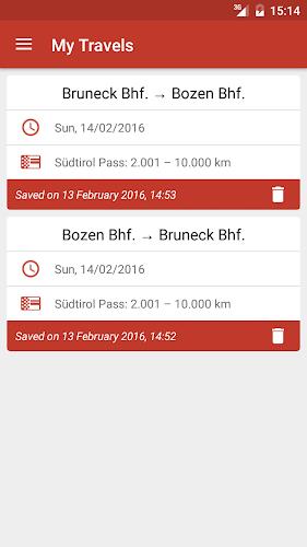 Timetable South Tyrol Screenshot 8