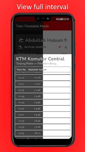 Train Timetable Malaysia Screenshot 2