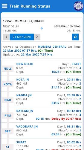 Rail Reservation Chart & PNR Screenshot 7
