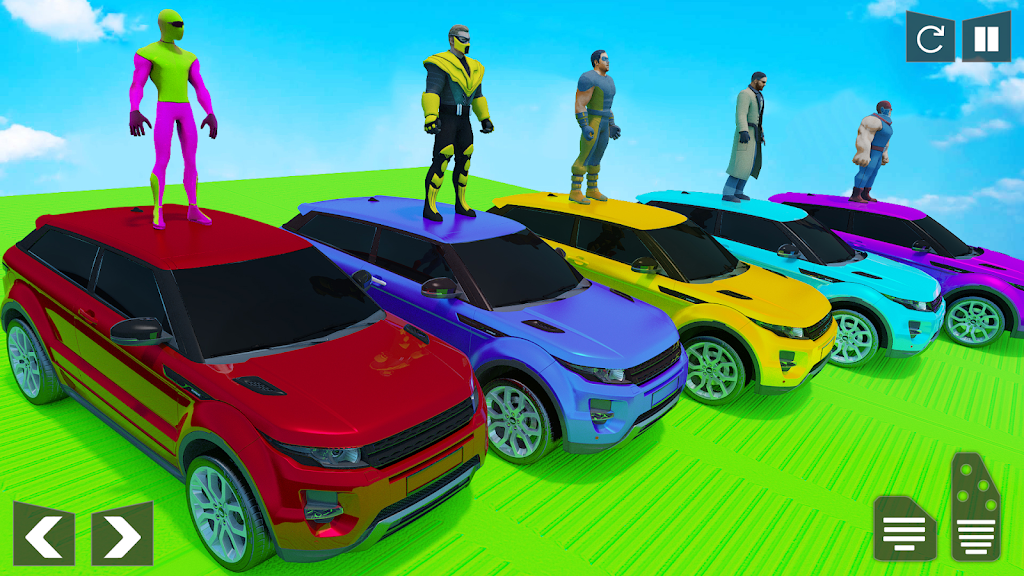 Mega Ramp Car Stunt Hero Games Screenshot 4