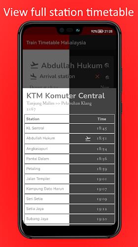 Train Timetable Malaysia Screenshot 3