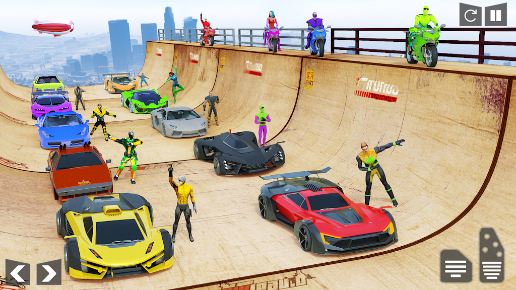 Mega Ramp Car Stunt Hero Games Screenshot 1