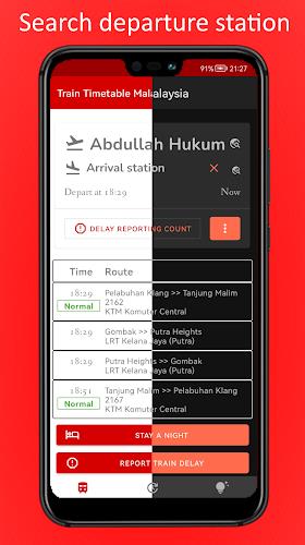 Train Timetable Malaysia Screenshot 1