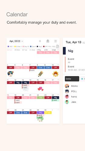 MYDUTY - Nurse Calendar Screenshot 1