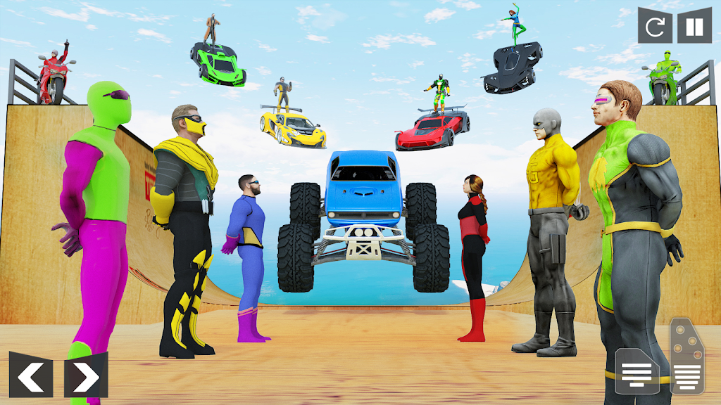 Mega Ramp Car Stunt Hero Games Screenshot 5