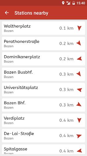 Timetable South Tyrol Screenshot 5