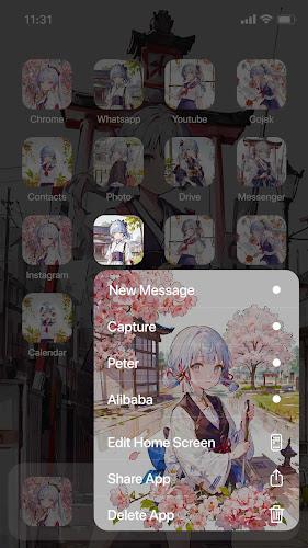 Wow Ayaka Theme - Icon Pack Screenshot 5