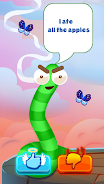 Worm out: Fruits vs worms game Screenshot 1