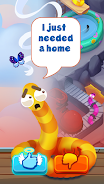 Worm out: Fruits vs worms game Screenshot 2