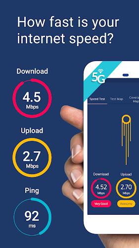 Meteor Speed Test 4G, 5G, WiFi Screenshot 1