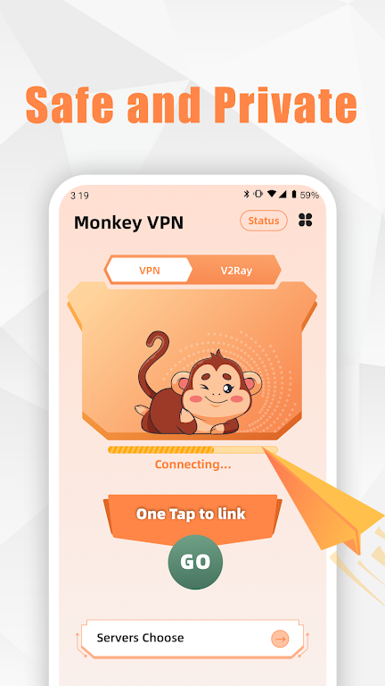 Monkey VPN - Fast Proxy Screenshot 3