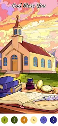 Bible Color Paint By Number Screenshot 1