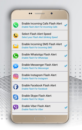 Flash Call: Alert on call, Sms Screenshot 3