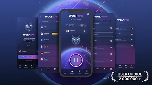 Wolf Vpn x Secure & Unlimited Screenshot 3