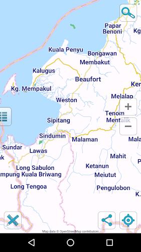 Map of Malaysia offline Screenshot 2