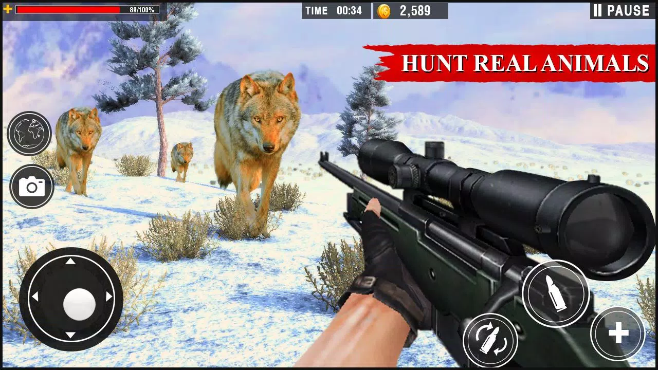Wolf Hunter 2020: Offline Hunter Action Games 2020 Screenshot 1