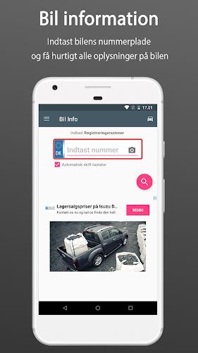 Bil Info nummerplade Screenshot 1