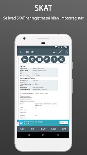 Bil Info nummerplade Screenshot 5