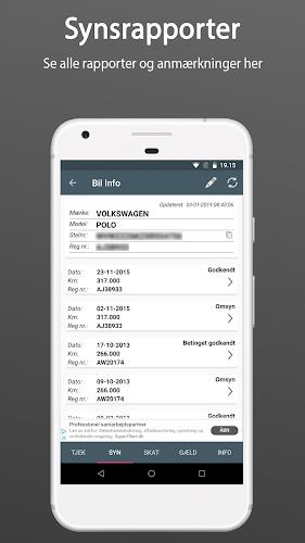 Bil Info nummerplade Screenshot 3