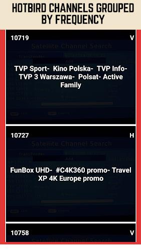 HotBird TV and RADIO Channels Screenshot 1