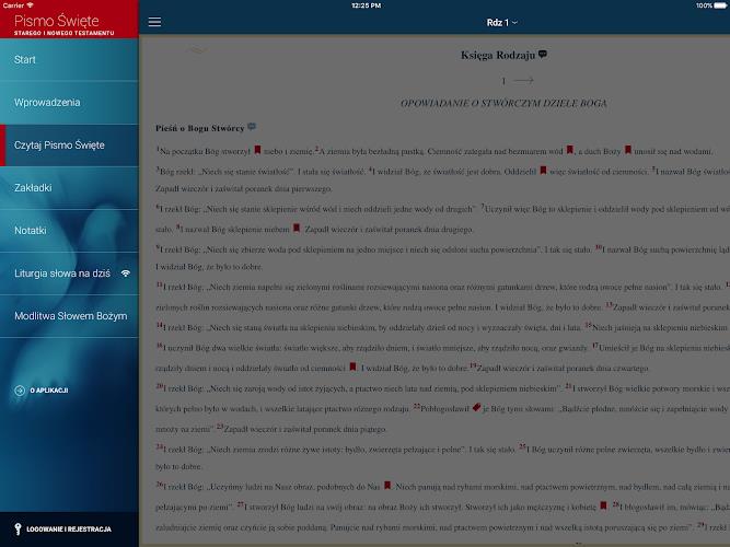 Pismo Święte z komentarzem Screenshot 15