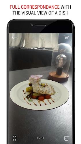 Menu AR Augmented Reality Food Screenshot 3