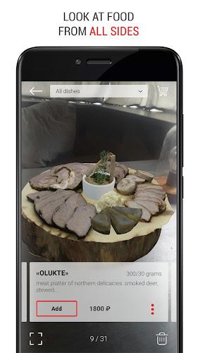 Menu AR Augmented Reality Food Screenshot 4