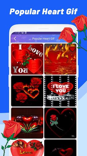 Love Heart Sticker - Emoji GIF Screenshot 3